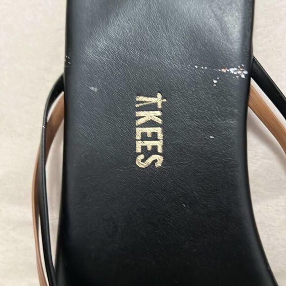 TKEES BLACK FLIP FLOP SIZE 10‎ - Picture 4 of 4